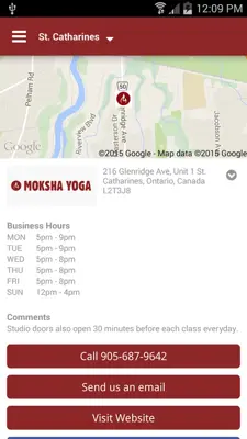 Moksha Hot Yoga android App screenshot 0